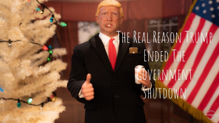 Why Donald Trump ACTUALLY Ended The Government Shutdown – Stop Motion Parody